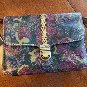 Patricia Nash Bianca crossbody Metallic Paisley